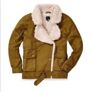 Wilfred Free Sherpa Bomber Jacket
